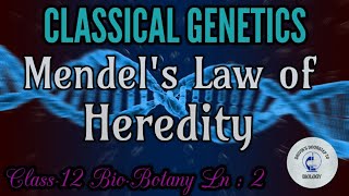 Mendelian Inheritance  Mendels Laws of Heredity in tamil  Classical Genetics [upl. by Shelia682]