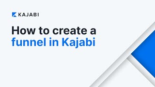 How to Create a Funnel in Kajabi Tutorial [upl. by Trebloc657]