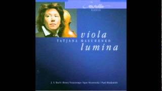 H Vieuxtemps Capriccio pour alto seule op 61 Tatjana Masurenko  Viola [upl. by Ludba]