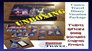 UNBOXING Costco Travel Disneyland Vacation Package [upl. by Anahpos]