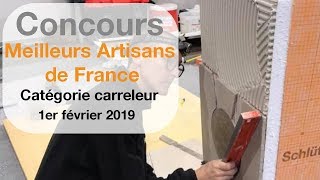 Concours Meilleurs Artisans de France  Catégorie Carreleur [upl. by Nyletak]