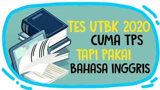 INFORMASI MATERI TPS YANG AKAN DIUJIKAN UTBK SBMPTN 2020 [upl. by Adnoloy]