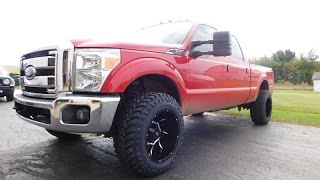 20x12 Vision Prowler Wheels w 35x1250 Atturo Trail Blade MT Tires On This 2011 Ford F250 [upl. by Ernesta]