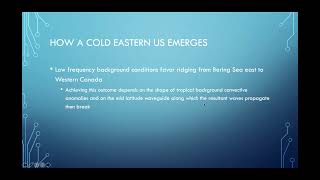 Knowledge Exchange Webcast featuring Dr Paul Roundy to discuss the ingredients for a cold winter [upl. by Emelda]