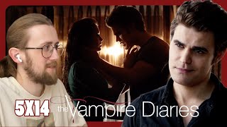 KATHERINE AND STEFAN  The Vampire Diaries 5X14  No Exit Reaction [upl. by Lemal]