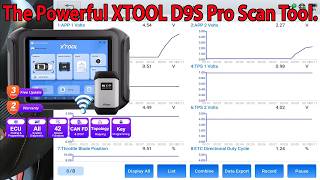 XTOOLS Top of The Line D9S Pro Scan Tool [upl. by Enaffit]