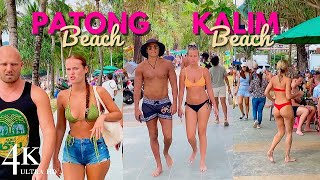 【4K】Phuket 2023 Seaside Stroll A Walk Along the Shores of Patong and Kalim Beach [upl. by Richards]