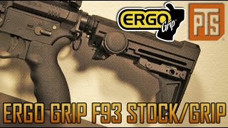 ERGO F93 PRO STOCK  ERGO 2 GRIP  ERGO LADDER RAILS [upl. by Jessy428]