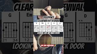 Lookin’ Out My Back Door  Creedence Clearwater Revival guitar tutorial [upl. by Alym927]