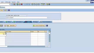 PFCG Role Creation tcode in SAP [upl. by Fortuna]