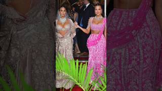 Kim amp Khloe Kardashian Breathtaking Looks  Anant Ambani Wedding fashionpolice anantambani india [upl. by Wolram]