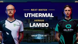 uThermal vs Lambo TvZ  Group Stage  WCS Valencia 2018  StarCraft II [upl. by Ellerud684]