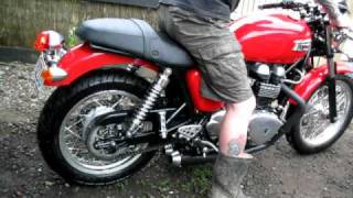 Thruxton with D amp D race exhaust [upl. by Etteval140]