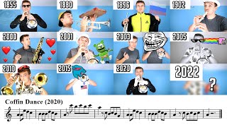 Evolution of Meme Songs 15002022 BUT Its with Sheet Music  Notes [upl. by Cowen]