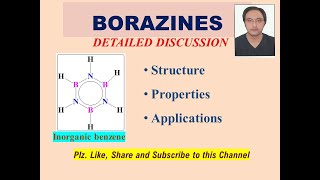 BORAZINE Inorganic BenzeneStructure Properties and Applications msc bsc inorganicchemistry [upl. by Kovacs]