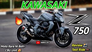 Kawasaki Z750 Review amp Test Ride 🔥  Kuda Liar🐎 [upl. by Lyndsey]