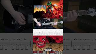 Doom OST  E1M1  At Dooms Gate  Guitar cover BY NIKITA BELYI [upl. by Verdie333]