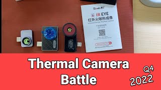 THERMAL CAMERA 10mA Leak Detection 【REVIEW】InfiRay P2 Pro VS Seek Compact Pro [upl. by Seluj]