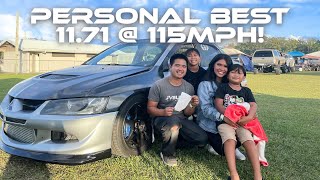 I beat my BEST TIME in my EVO 8 at HDRL Hilo Drag Race feat Backhalf Hawaii and Collectivistcrew [upl. by Ilyk187]