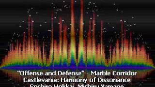 Offense and Defense  Marble Corridor  Castlevania Harmony of Dissonance [upl. by Amihc]