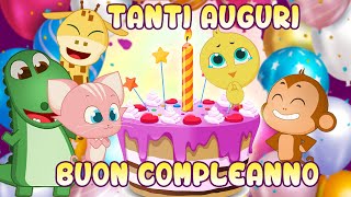 TANTI AUGURI  Tanti auguri a te di Buon Compleanno  Canzoni per bambini e baby dance [upl. by Etteb31]