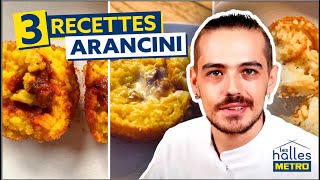 Arancini  les 3 recettes dEmilio Giagnoni 🇮🇹  METRO [upl. by Telrats]