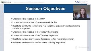 Session 4 Introduction to the PFMA and Treasury regulations Introduction [upl. by Irabaj]