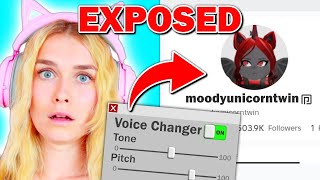 iamSanna Is Moody With A VOICE CHANGER Roblox [upl. by Ahsikyw378]