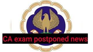 ICAI Reschedule ANNOUNCEMENT CA EXAM May June 2024 Exams  Reschedule notification time [upl. by Alinna]