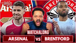 Arsenal 21 Brentford  Premier League  Watchalong WTroopz [upl. by Belford852]