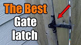 The Best Gate Latch For Your Fence And How To Install It  THE HANDYMAN [upl. by Anatniuq894]