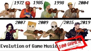 100 GAMES  The Evolution of Game Music  19722019 [upl. by Anovahs393]