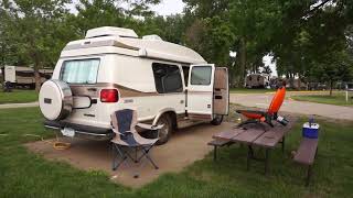 1997 Dodge camper van B3500 Class B RV walk through [upl. by Melena39]