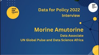 Data for Policy 2022 Interview Morine Amutorine [upl. by Adeehsar]