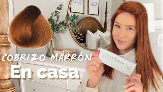 Cabello Cobrizo EN CASA  COBRIZO MARRÓN 🧡 [upl. by Kate]