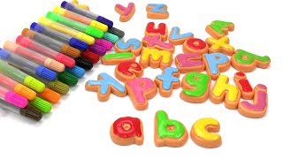 Escribir letras  ABC Abecedario en ingles  Ingles Alfabeto Cartas AZ para niños [upl. by Keung265]