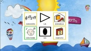 La Escuela canción infantil con pictogramas [upl. by Bertasi881]