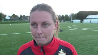 Lisa Despret après R Union SG  Ren AEC Mons Ladies le 29092024 [upl. by Atronna]