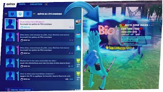 COMMENT accomplir des quêtes de lété cosmique sur FORTNITE [upl. by Trovillion]