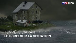 Tempête Ciarán  son parcours heure par heure sommesnous mieux protégés  TF1 fait le point [upl. by Mcmillan]