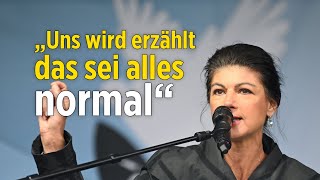 „Nie wieder Krieg“ Tausende demonstrieren in Berlin mit Wagenknecht für Frieden und Verhandlungen [upl. by Nelrsa785]