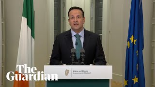 Irish Prime Minister Leo Varadkar delivers stark coronavirus warnings Calm before the storm [upl. by Noslrac623]