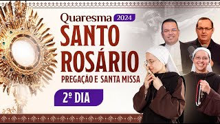 Santo Rosário 4h  Quaresma 2024  2º Dia Benção de libertação da Casa  1502  Instituto Hesed [upl. by Aralc489]