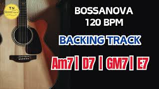 Bossanova BACKING TRACK G major  2516 TN Backing Track [upl. by Pauwles]