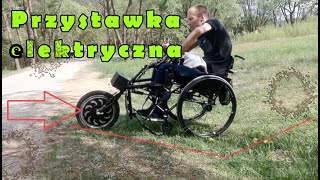 Przystawka elektryczna do wózka aktywnego dla tetraplegika [upl. by Danelle418]