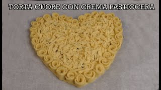 SENZA stampo TORTA CUORE PASTICCIOTTO  Ricetta Facile per San Valentino Heart Cake Easy RECIPE [upl. by Faubert888]