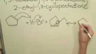 Electrophilic Addition Reactions with Conjugated Dienes [upl. by Armando325]