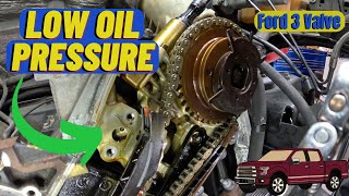 MAJOR REPAIR Blown Out Tensioner amp Busted Chain Guide Ford 54 Triton [upl. by Gipps216]