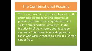 Format of a CV [upl. by Whitcomb758]