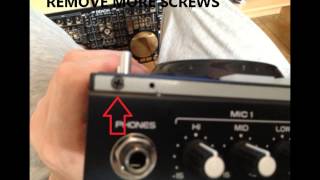 How to replace a Denon MC6000 Fader Easy to follow steps [upl. by Berlauda]